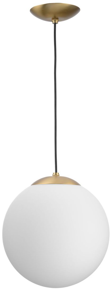 Image 6 Atwell Collection Opal Glass Globe Large Hanging Pendant Light more views
