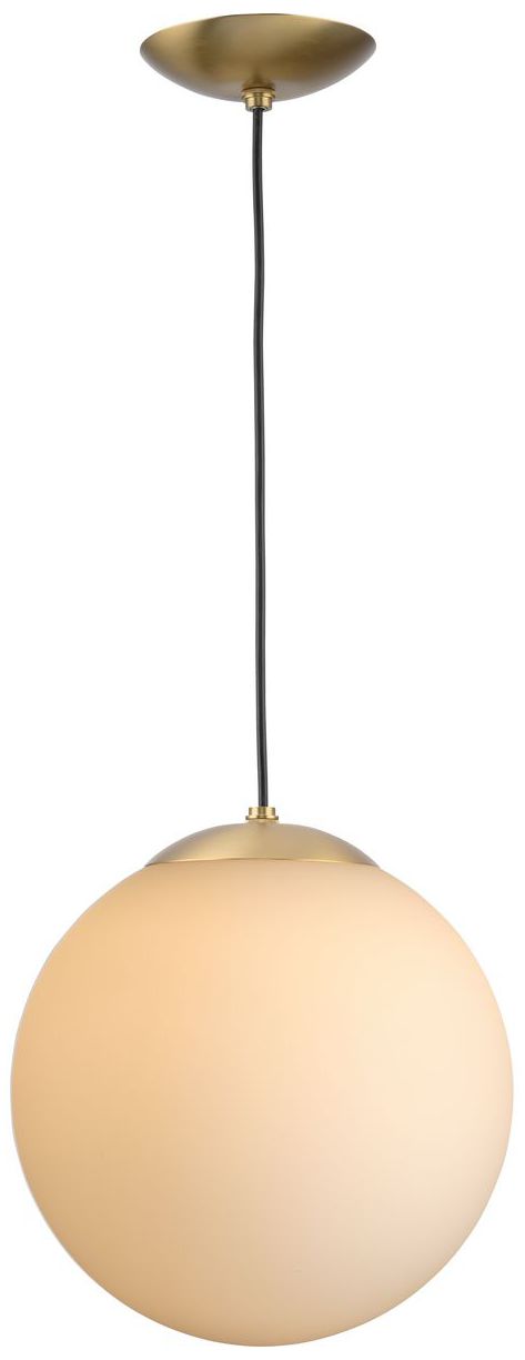 Image 7 Atwell Collection Opal Glass Globe Large Hanging Pendant Light more views