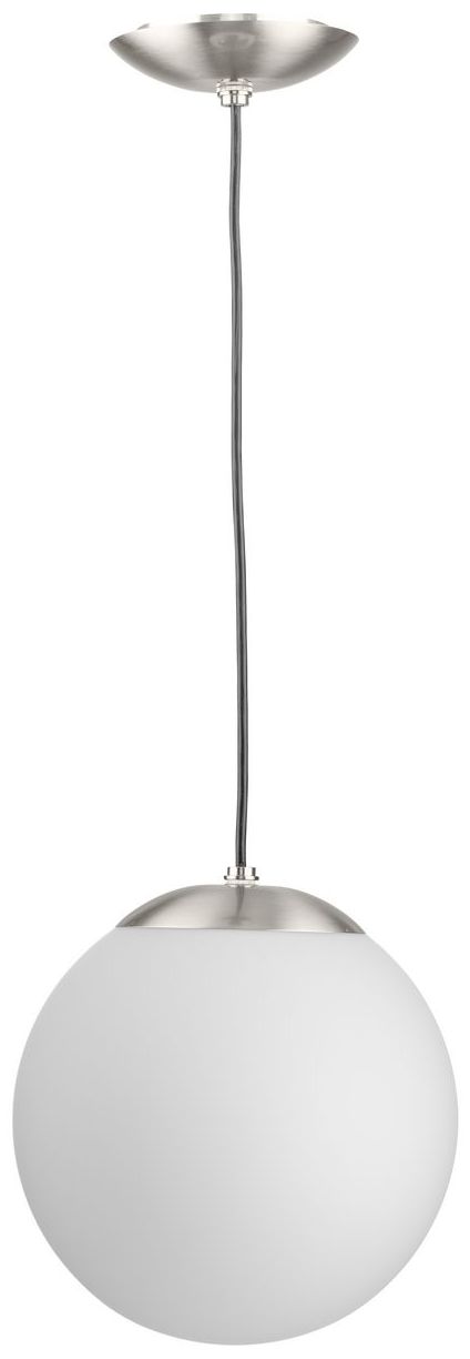 Image 7 Atwell Collection Opal Glass Globe Medium Hanging Pendant Light more views