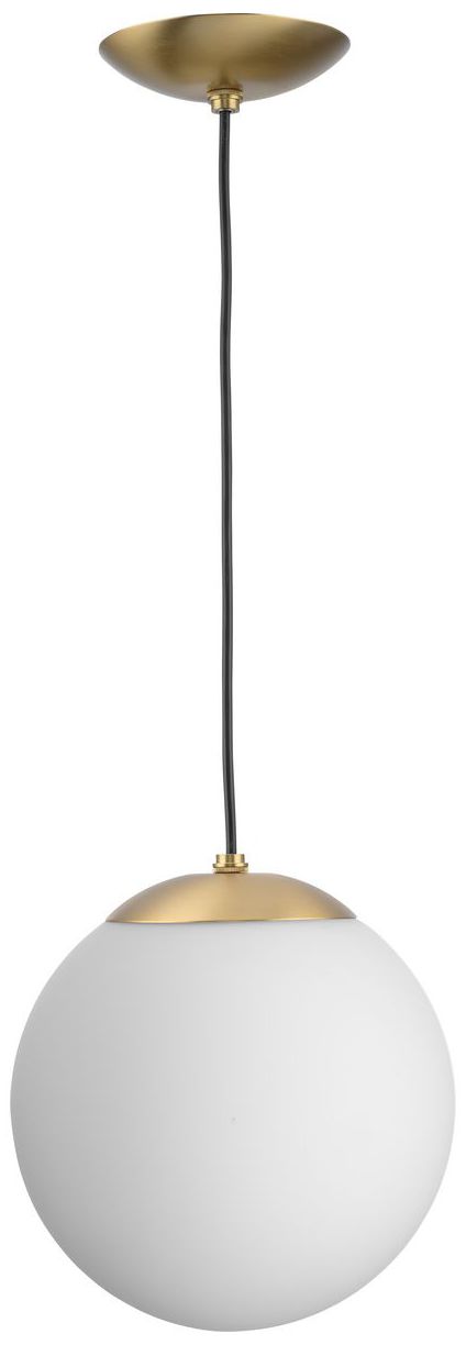 Image 3 Atwell Collection Opal Glass Globe Medium Hanging Pendant Light more views