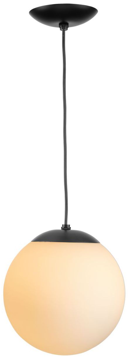 Image 6 Atwell Collection Opal Glass Globe Medium Hanging Pendant Light more views