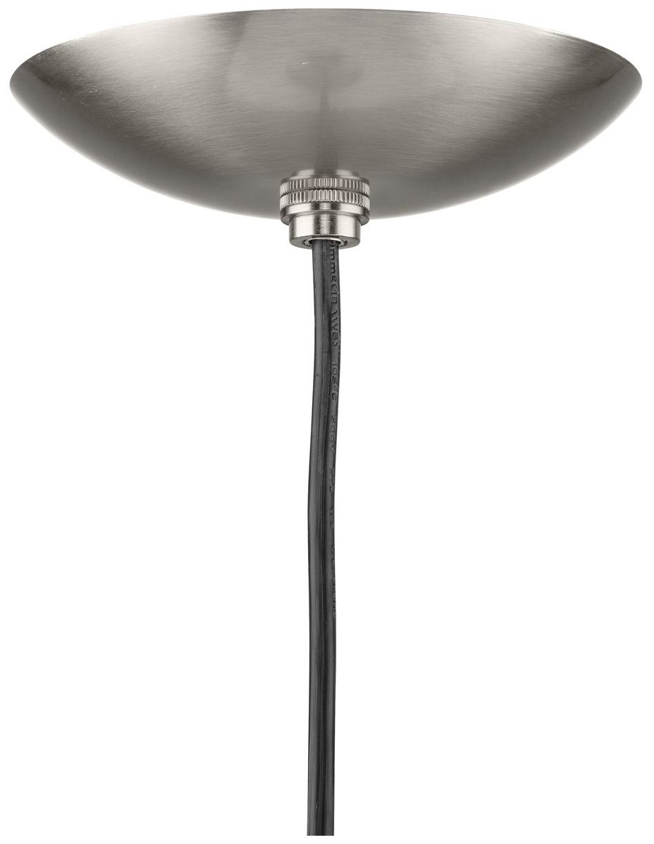 Atwell Collection Opal Glass Globe Small Hanging Pendant Light