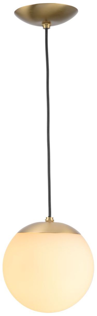 Image 5 Atwell Collection Opal Glass Globe Small Hanging Pendant Light more views