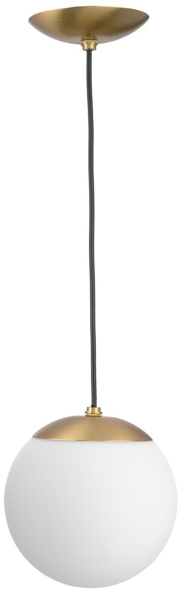 Image 6 Atwell Collection Opal Glass Globe Small Hanging Pendant Light more views