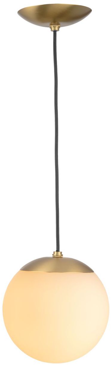 Image 7 Atwell Collection Opal Glass Globe Small Hanging Pendant Light more views