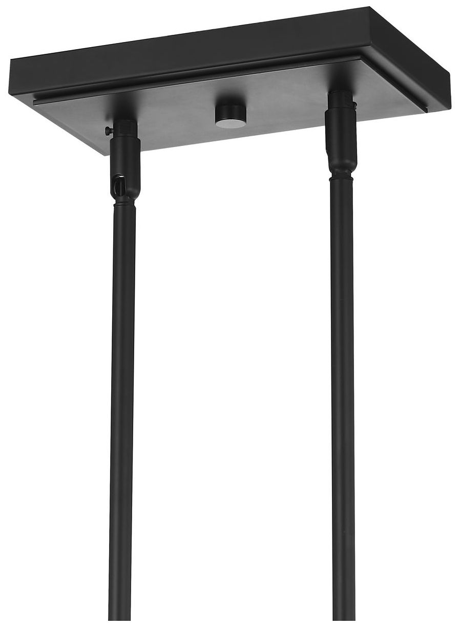 Atwell Collection Two-Light Clear Glass Pendant Light
