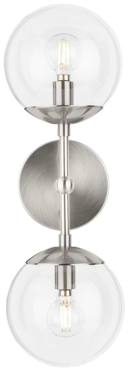 Image 5 Atwell Collection Two-Light Mid-Century Modern Wall Sconce more views