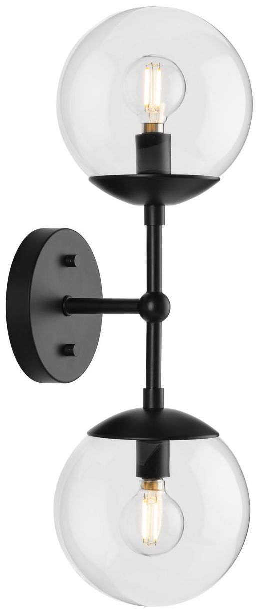 Image 5 Atwell Collection Two-Light Mid-Century Modern Wall Sconce more views