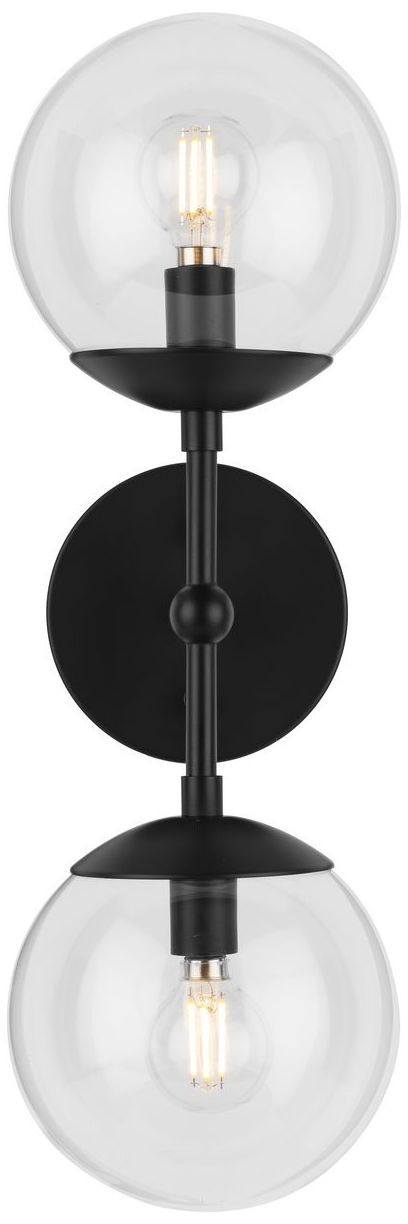 Image 7 Atwell Collection Two-Light Mid-Century Modern Wall Sconce more views