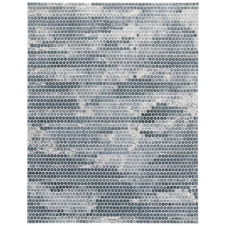 Image 1 Atwell Transitional Abstract Soft Indoor Blue Area Rug 3171F