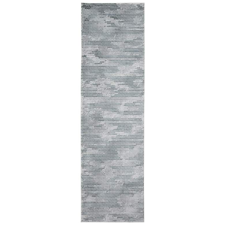 Image 1 Atwell Transitional Abstract Soft Indoor Blue Area Rug 3171F