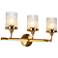 Atymonify 3-Light Glass Bath Vanity Light
