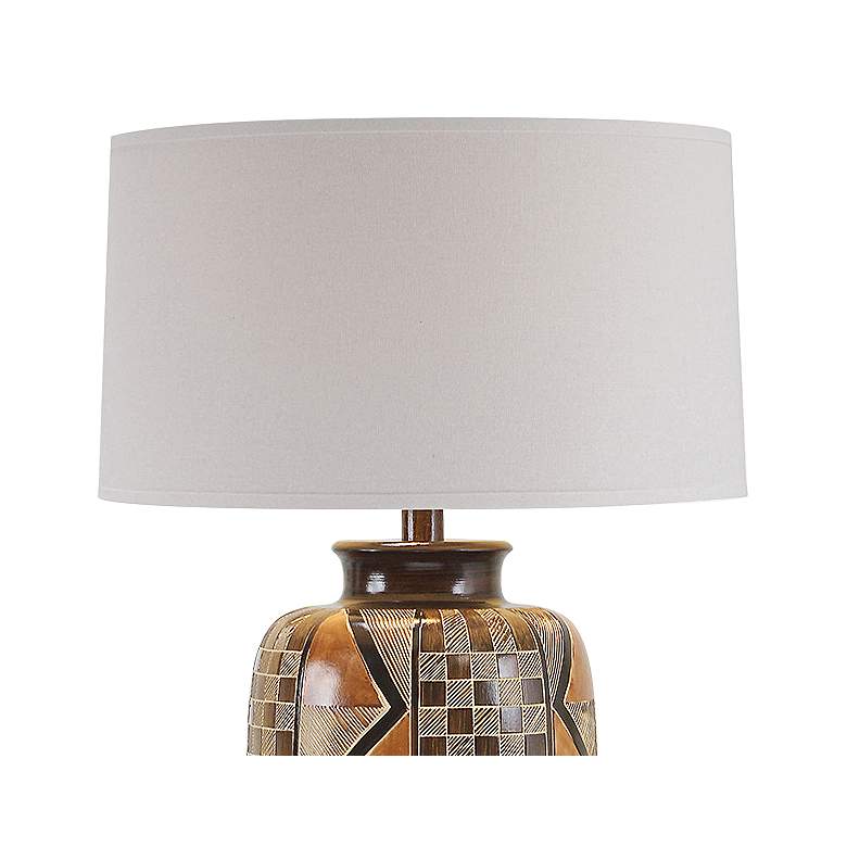 Image 3 Atzi Adobe Multi Hydrocal Vase Table Lamp more views