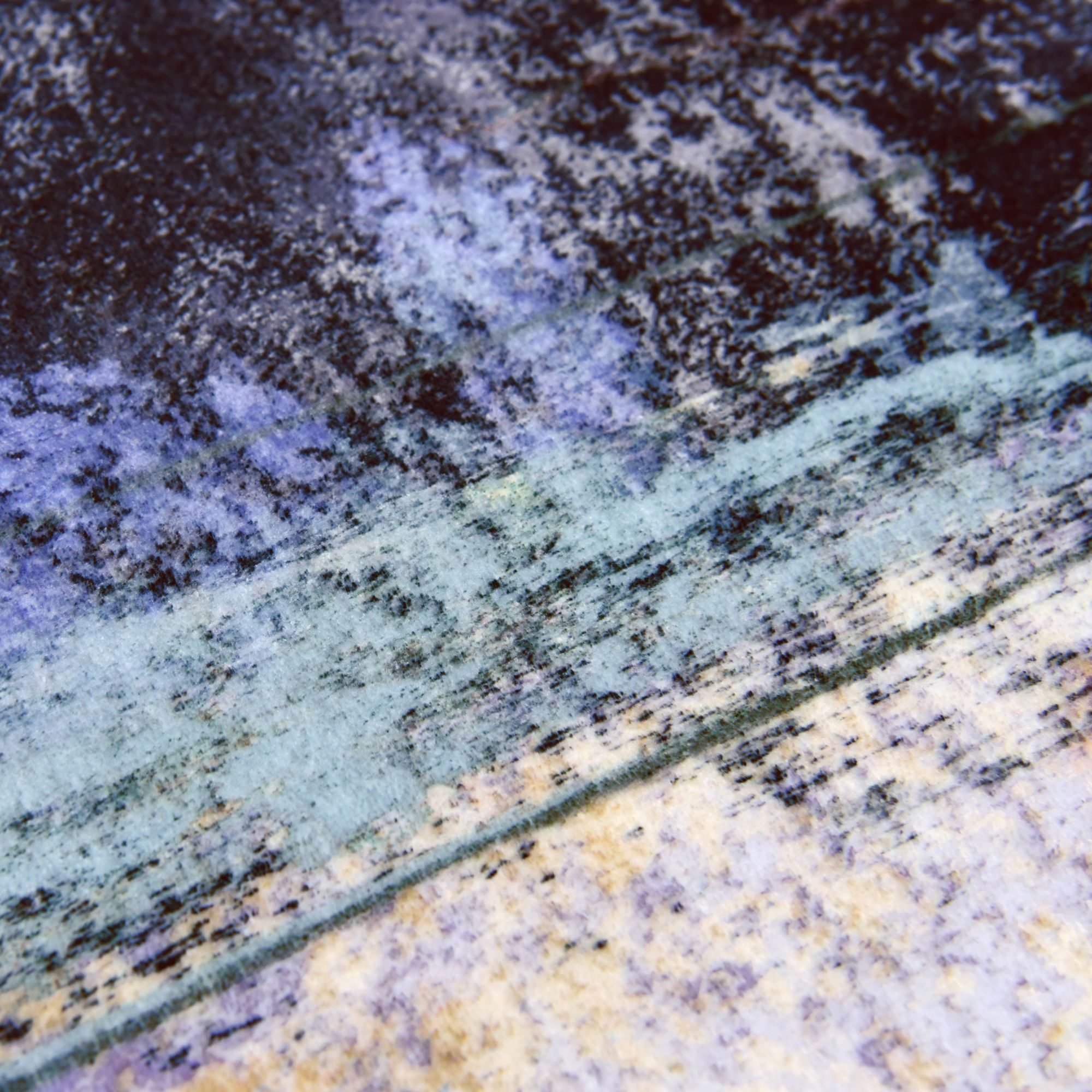 Image 3 Aubergine II Washable Abstract Art Area Rug size 5'x8' more views