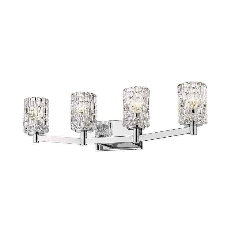 Image 5 Aubrey 31 1/2" Wide Chrome 4-Light Bath Light more views