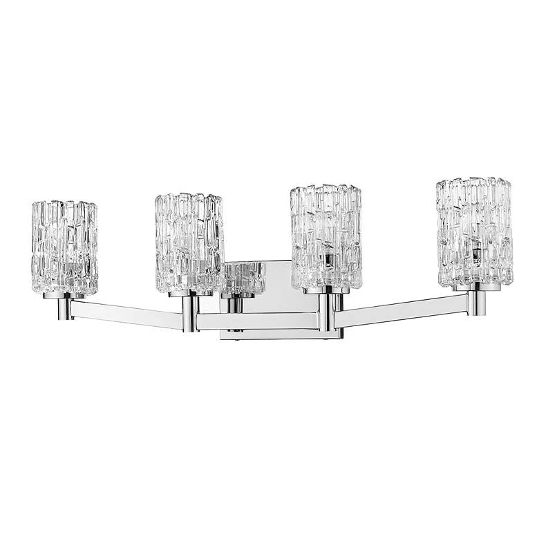 Image 6 Aubrey 31 1/2" Wide Chrome 4-Light Bath Light more views