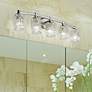 2_Aubrey 40 3/4" Wide Brushed Nickel 5-Light Bath Light