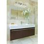 4_Aubrey 40 3/4" Wide Brushed Nickel 5-Light Bath Light more views
