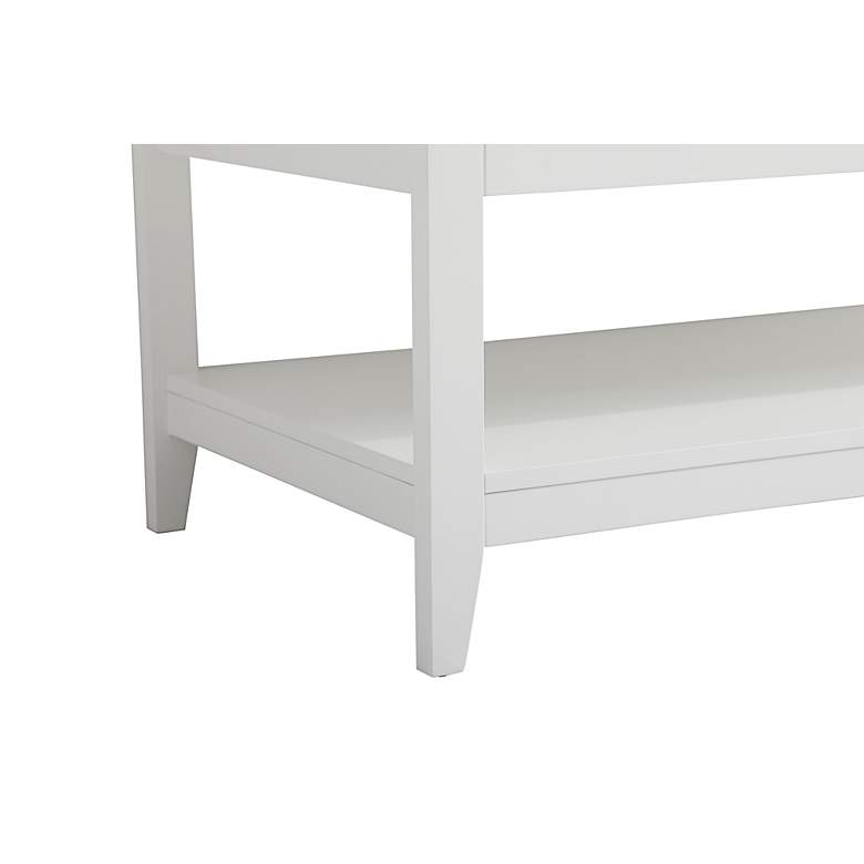 Image 5 Aubrey 48" Wide White 4-Door Single Sink Bathroom Vanity more views