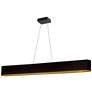 2_Aubrey 51" Wide Matte Black Gold LED Pendant Light
