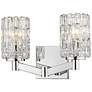 3_Aubrey 9 1/4" High Chrome 2-Light Wall Sconce