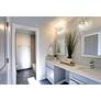 4_Aubrey 9 1/4" High Chrome 2-Light Wall Sconce more views