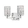 6_Aubrey 9 1/4" High Chrome 2-Light Wall Sconce more views