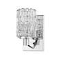 6_Aubrey 9 1/4" High Chrome Clear Glass Wall Sconce more views