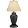 Auburn Bronze Table Lamp with Dimmable USB Workstation Base