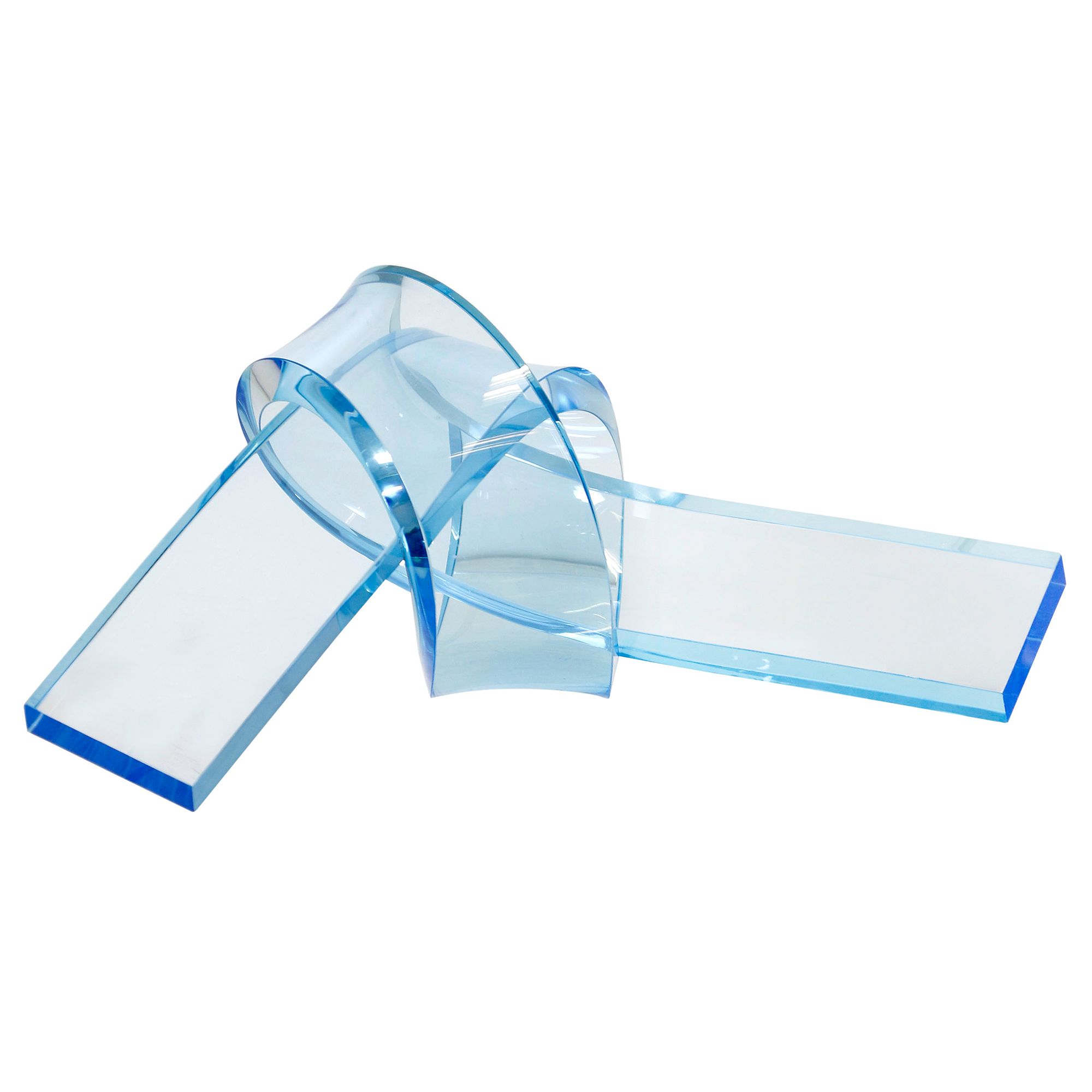 Image 2 Aucoin Acrylic Knot- Light Blue more views