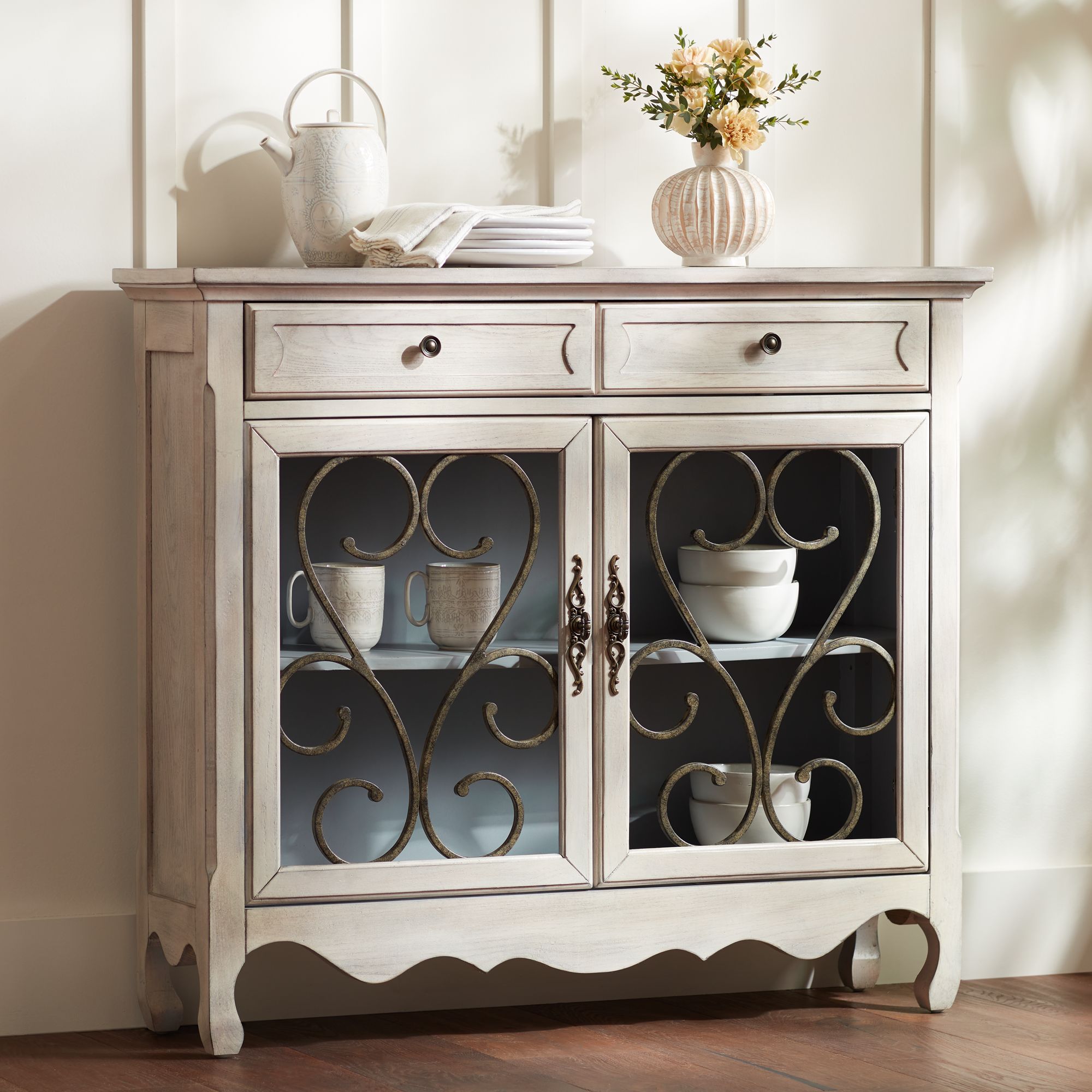 Console cabinet with drawers sales