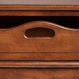 Image3 of Audley Java Finish 39 1/4" Wide Wood Chest by Elm Lane more views