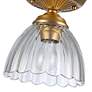Thumbnail2 of Audra 1-Light Semi-Flush in Brushed Champagne Bronze with Clear Glass more views