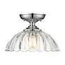 Thumbnail2 of Audra 1-Light Vanity Light in Pewter with Clear Glass more views