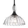 3_Audra 11 3/4" Wide Matte Black Bowl Mini Pendant more views