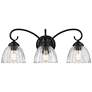 1_Audra 3-Light Vanity Light in Matte Black with Clear Glass
