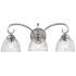 Audra 3-Light Vanity Light in Pewter with Clear Glass