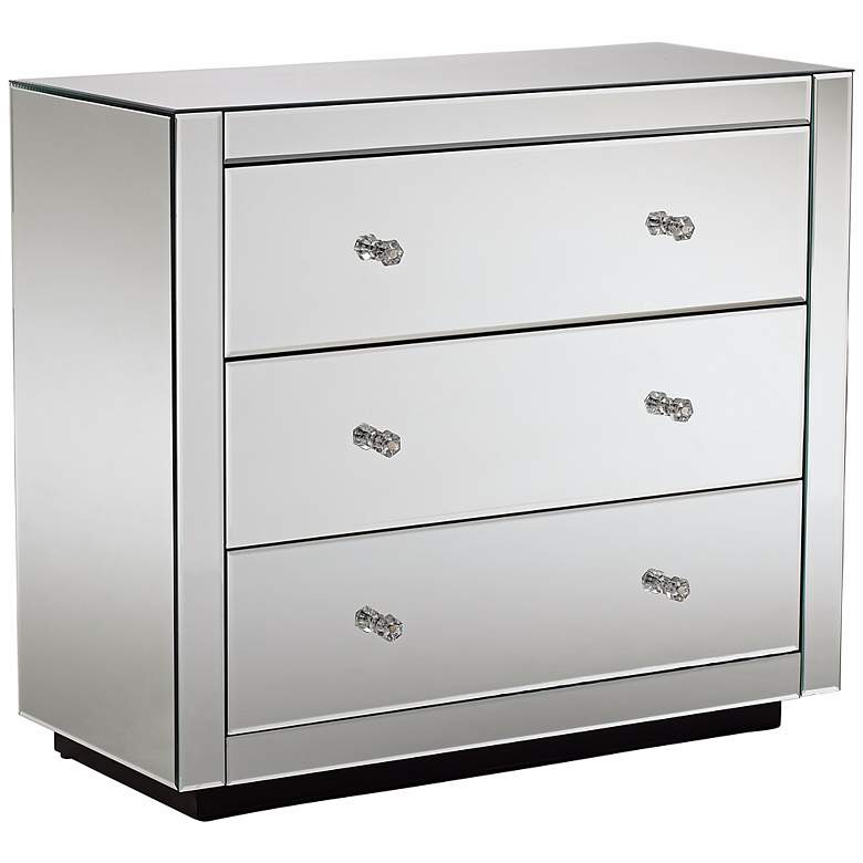Image 1 Audrey 3-Drawer Mirrored Chest