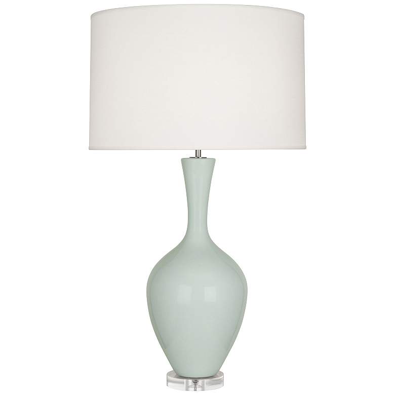 Image 1 Audrey 33.5" High Celadon Table Lamp