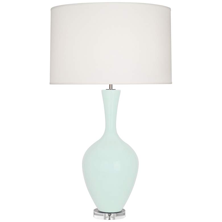 Image 1 Audrey 33.50" High Mint Glazed Finish Table Lamp