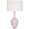 Audrey 33.50" High Rose Water Finish Table Lamp