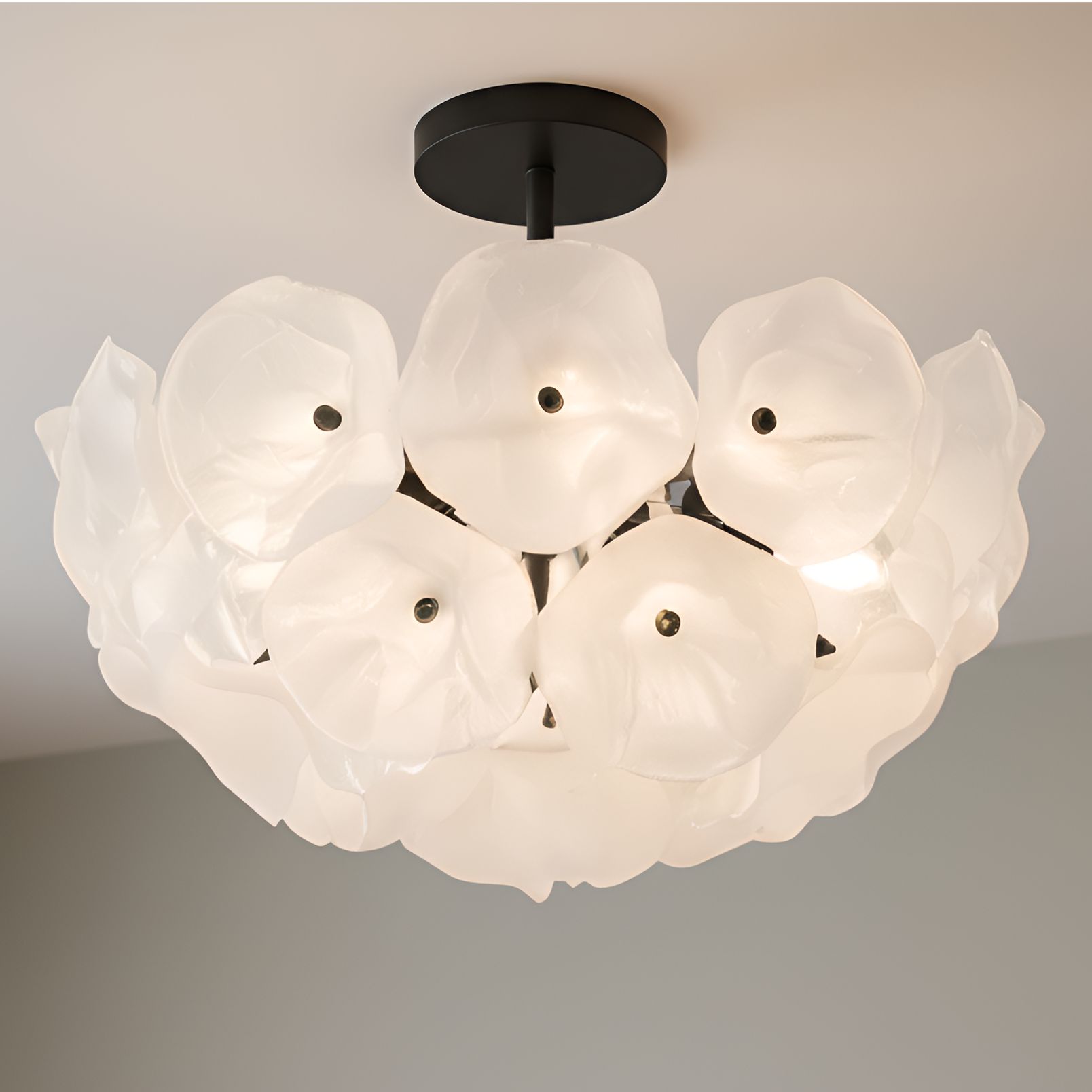 Thumbnail1 of Audrey 4-Light Matte Black Semi-Flush Mount