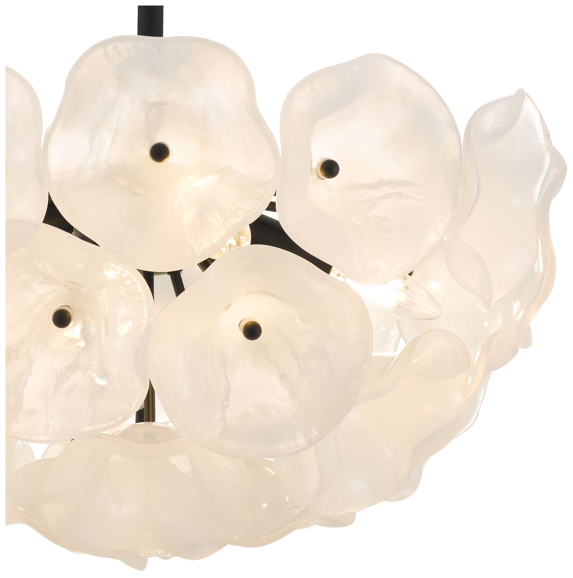 Audrey 4-Light Matte Black Semi-Flush Mount