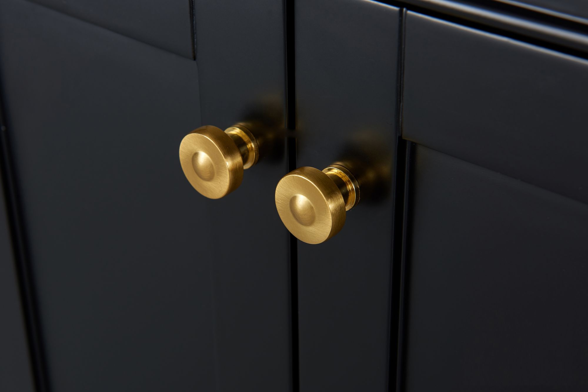 Audrey 48"W Onyx Black and White Marble Single Sink Vanity