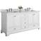 Audrey 72" White 6-Drawer Double Sink Vanity