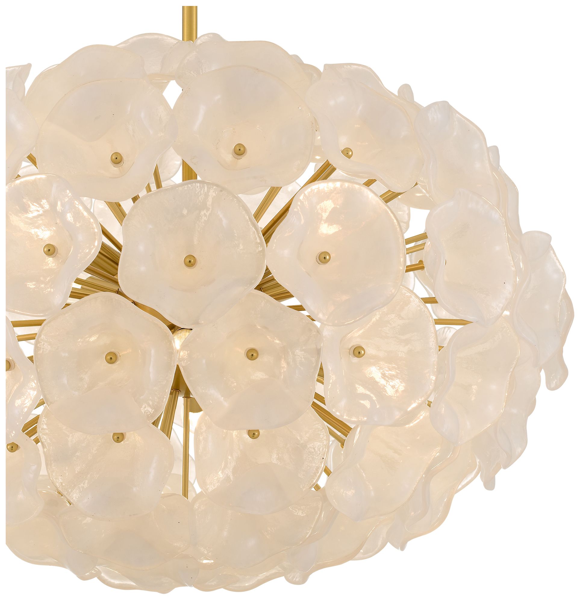 Image 6 Audrey 8-Light Brushed Gold Pendant Light more views