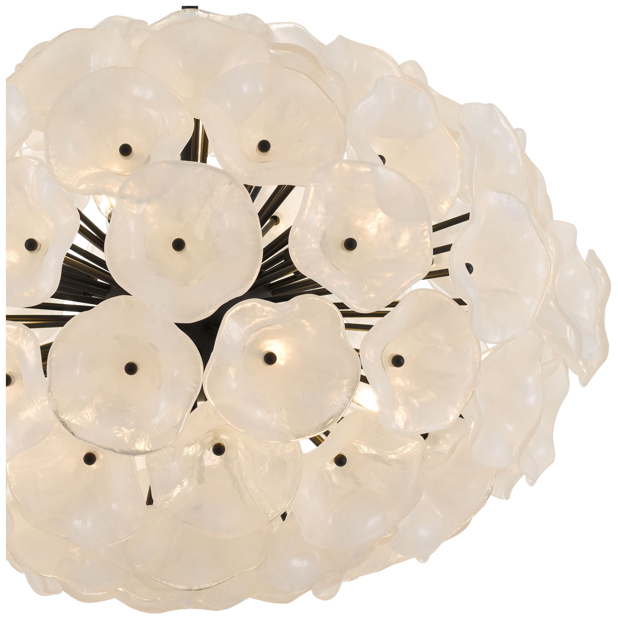 Image 6 Audrey 8-Light Matte Black Pendant Light more views