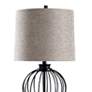 2_Audrey Black Metal Ball Cage Table Lamp more views