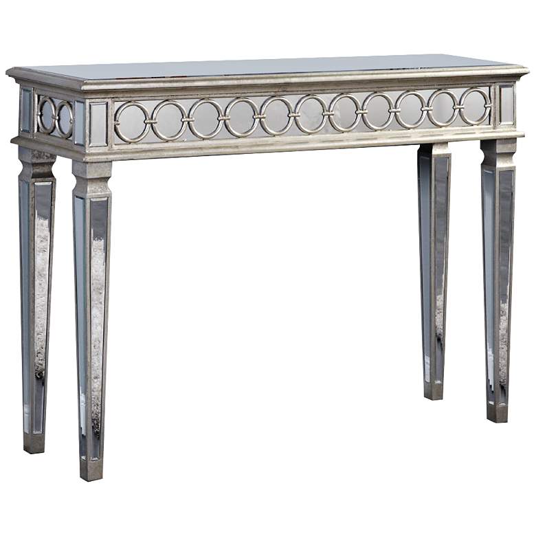 Image 1 Audrey Silver Mirror Console Table