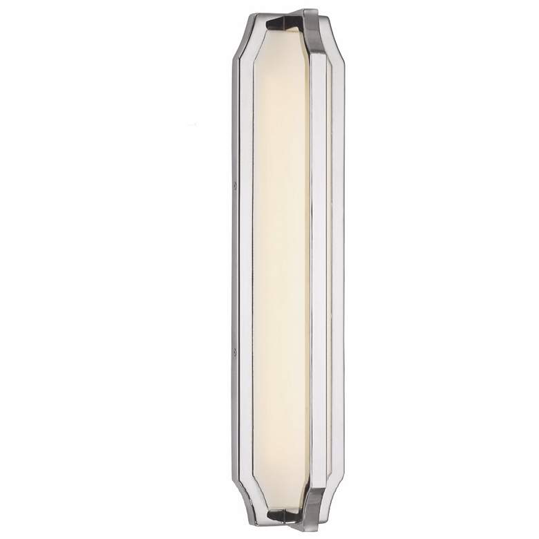 Image 1 Audrie 22 1/4" High Polished Nickel LED Wall Sconce